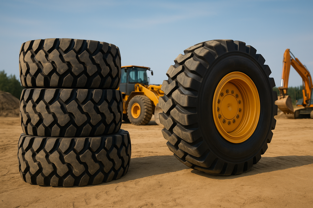 Opony do maszyn budowlanych